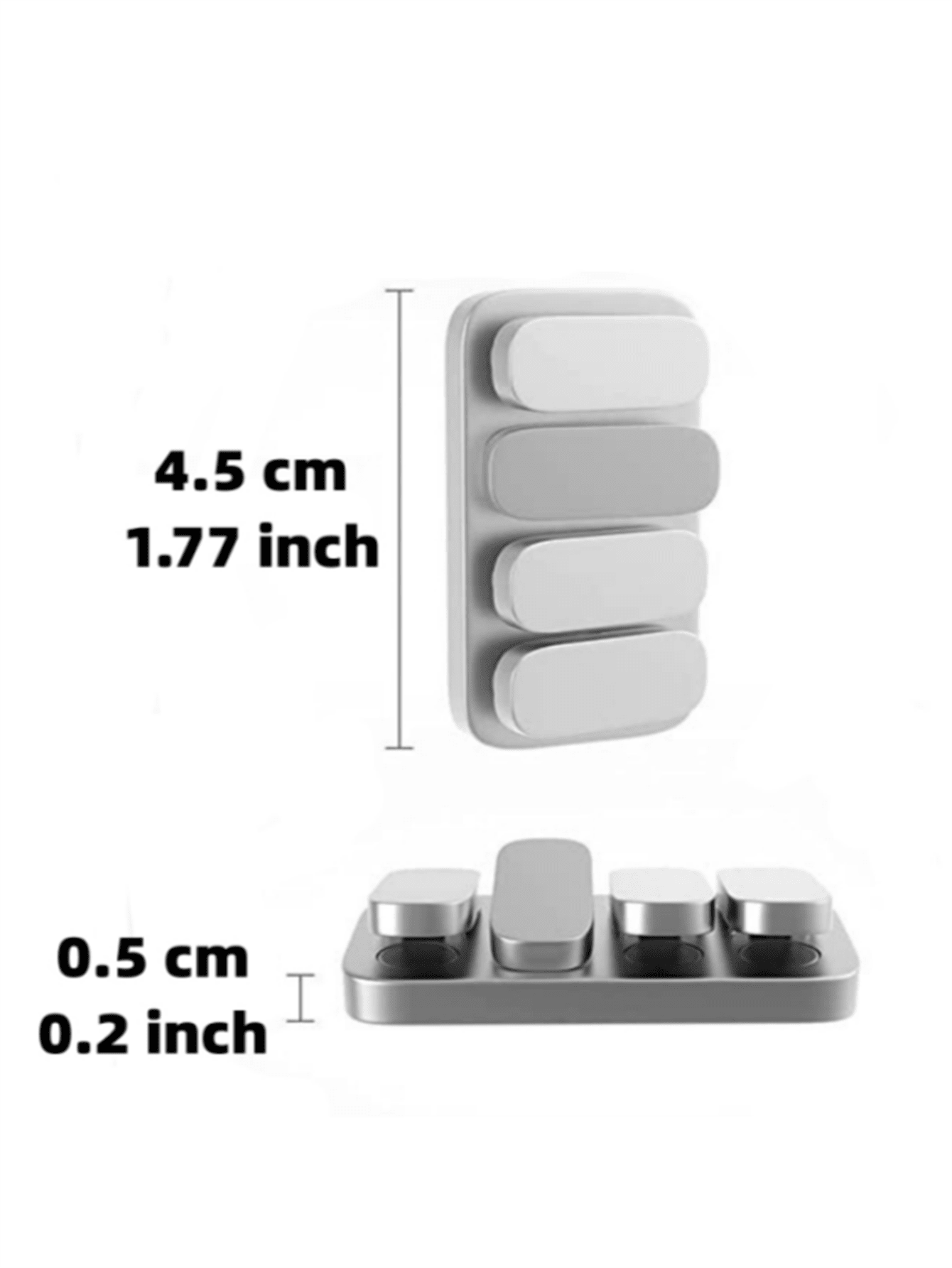 Metal Fidget Slider EDC Fidget Clicker Haptic Slider Fidget Toys Adults