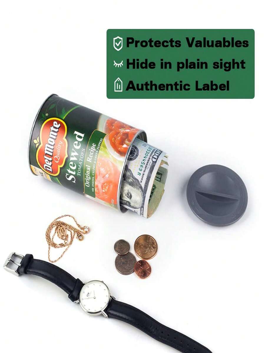 1PC Fake Whole Tomato Can Safes Diversion Secret Stash Safes Storage