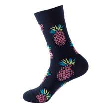 6 Pairs Of New Mid-Tube Socks For Men Europe And The United States Ins Style Autumn And Winter Popular Socks