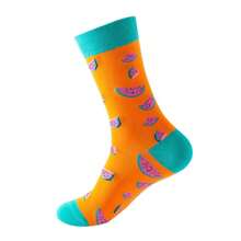 6 Pairs Of New Mid-Tube Socks For Men Europe And The United States Ins Style Autumn And Winter Popular Socks