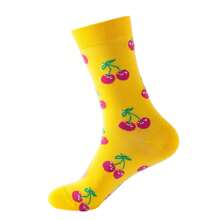 6 Pairs Of New Mid-Tube Socks For Men Europe And The United States Ins Style Autumn And Winter Popular Socks