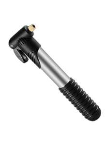 Mini Bomba Para Inflar 80PSI Ideal Para Llanta Bicicleta Balones Inflador Portátil Deportivo Ultra Compacto Herramienta Para Inflado de Neumaticos - Plateado - Ver 1