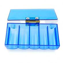 Marimba Portamonedas Acrilico Con Tapa - Azul - Ver 5