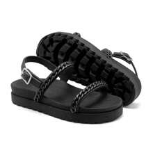 Women Platforms & Wedge Sandals - 黑色 - 查看 4