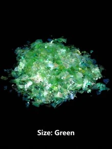 20g/包不对称彩色五彩纸屑环氧树脂填充物闪光亮片环氧树脂模具填充物硅胶铅笔盒用于美甲装饰