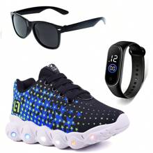 CALCADOS LGHT LIGHT Kids Flats - Xanh đậm - Xem 1