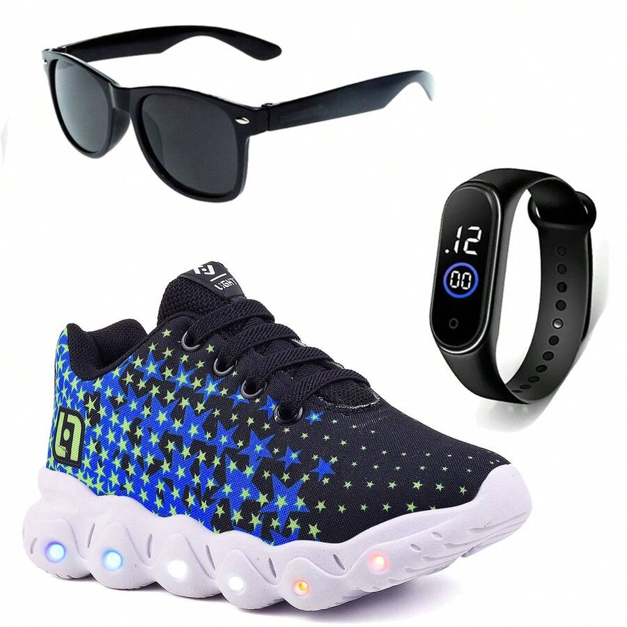 CALCADOS LGHT LIGHT Kids Flats - Xanh đậm - Xem 1