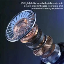 M20 无线耳机 5.2 无线 TWS 耳塞 运动迷你耳机 无线耳机 防噪音入耳式设计 LED 数字显示 语音控制 带麦克风无线耳机 - 黑色 - 查看 8