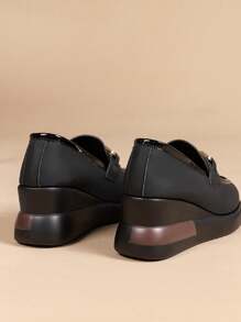 Women's Lightweight Anti-Slip Wedge Heel Shoes With Thick Sole For Spring And Autumn