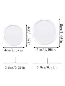 6入組門把手牆保護套裝,透明柔軟橡膠頭門墊,自粘貼紙減噪緩衝護牆墊,門把緩衝墊 - 無色 - 查看 2