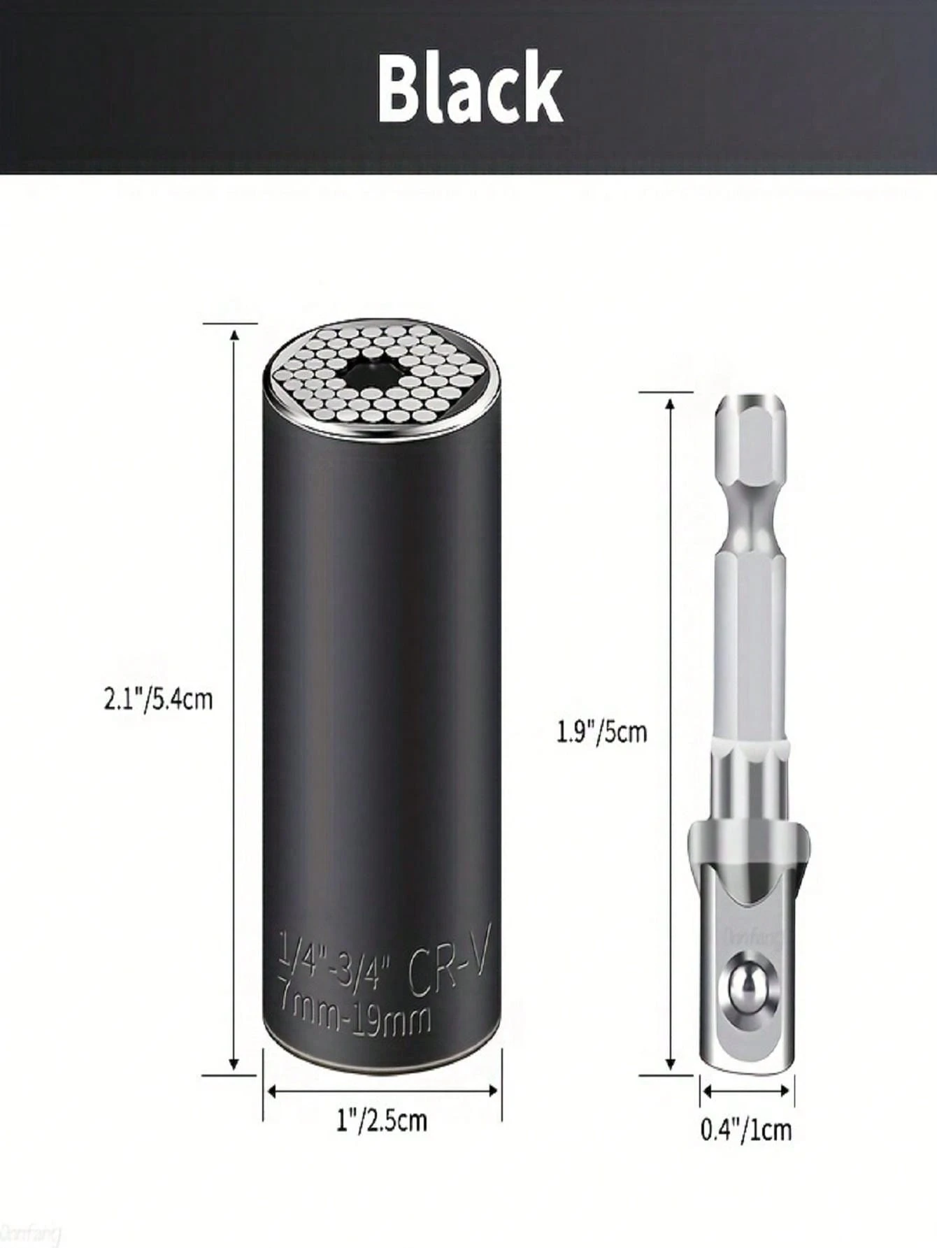 Jeu De 10 Douilles 12 Pans 3/8" Hi-Torq Draper