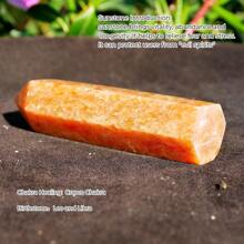 1入110克天然太陽石水晶尖塔方尖棒,6面形狀,適用於冥想靈氣飾品,家居裝飾,礦物樣本水晶療癒皇冠脈輪紅寶石寶石禮物,適用於獅子座和天秤座 - 110g - 查看 7