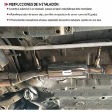 Mini Catalizador Sensor De Oxigeno Apaga Codigo - Plateado - Ver 8