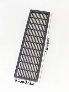 3pcs Plastic Rectangular Vent Cover For Cabinets, Cupboards, Shoe Closets, With Breathable Mesh Design For Home Use - Multicolor - View 2