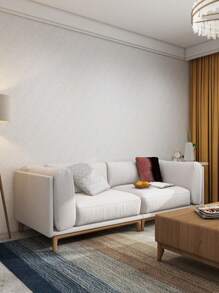 1 件复古风格白色哑光纹理自粘壁纸，带欧式图案，用于橱柜、书桌、椅子和背景墙的家居装饰，翻新贴纸撕掉墙板、墙纸、壁纸、春季装饰物品让您的家焕然一新，节日装饰贴纸礼物生日毕业 - 白色 - 查看 3