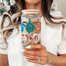 4 件杯貼情人節花朵心形動物情人節元素設計3d Uv Dtf 包裝轉印貼紙情人節糖果咖啡花印花貼紙16 盎司libbey 玻璃杯時尚情人節設計貼紙瓶防水防刮uv 水晶貼紙（11x24 厘米）4.3英吋 X 9.4進 - 彩色 - 查看 3