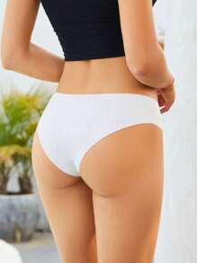 Women Briefs - 白色 - 查看 6