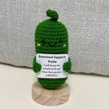 1入手工編織可愛正向情緒鑰匙扣配件,適用於鑰匙扣、背包吊飾、手機吊飾,可作為送給家人、伴侶、朋友的禮物 - 彩色 - 查看 2