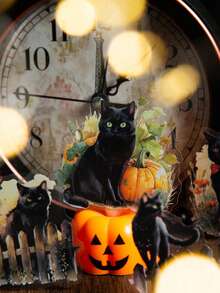 寵物黑貓系列裝飾貼紙,20入隨機包裝 - 彩色 - 查看 4