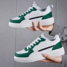 Nuevos zapatos casuales blancos con suela gruesa para mujer, zapatillas deportivas de plataforma, zapatos deportivos unisex, versátil para todas las estaciones