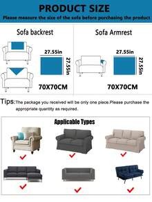 1 Miếng Love Sang trọng Bọc ghế sofa , Đơn giản Và Dễ thương Ngày lễ tình nhân Đồ trang trí Chống trượt Thú cưng Chống bẩn Đệm sofa Chỗ dựa lưng Khăn tắm Chỗ để tay Khăn tắm Đến Bảo vệ Sofa - Xám - Xem 11