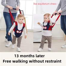 Baby Learning Walking Belt  Baby Walking Harness - Handheld Kids Walker Helper - Toddler Infant Walker Harness Assistant Belt - Help Baby Walk - Child Learning Walk Support Assist Trainer Tool - Blue - View 3