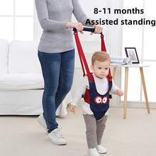 Baby Learning Walking Belt  Baby Walking Harness - Handheld Kids Walker Helper - Toddler Infant Walker Harness Assistant Belt - Help Baby Walk - Child Learning Walk Support Assist Trainer Tool - Blue - View 2