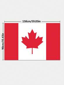 Canada National Flag Size 4 (90*150cm), Single-Sided - Apricot - View 2