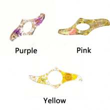 1pc/2pcs/3pcs/6pcs Book Page Holder-Dried Flower Resin Thumb Book Holder-Handmade Resin Holders Light Weight Book Opener Bookmarks Book Reading Accessories For Teachers Book Lovers Back To School