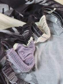 1PC Printed Stretch Chair Cover Restaurant Kitchen Removable Chair Protective Cover Spandex Home Decorative Chair Cushion Cover - Multicolor - View 5