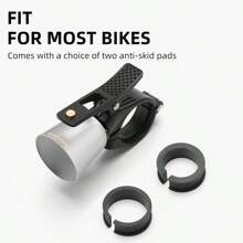 ROCKBROS Bike Bell Classic Bicycle Bell Mountain Bike Bells For Adults With Loud Sound And Fit For 0.87-1.25in/22.2-31.8mm Bicycle Handlebars - 銀色 - 查看 3