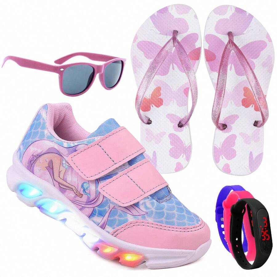 Kids Flats - Màu Hồng baby - Xem 1