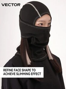 VECTOR MOTION Full Coverage Skiing Balaclava, Unisex, Windproof, Thermal, Stretchy, Face Protection - Dusty Pink - View 4