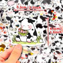 50pcs/Pack Cute Cartoon Black And White Cow Doodle Pp Stickers, Perfect For Decorating Water Bottles, Skateboards, Notebooks, Laptops, Mugs, Luggage, Children's Materials, Students' Diary Stickers,Cow Stickers,Cute Stickers,Stickers,Cow Stickers,Cute Stickers,Cute Black And White Stickers,Bulk Stickers,School Bottles For Kids,Cow Notebook,Stickers>Kid,Cute Cow,Cow Stickers,Stickers,Kids Stickers,Stickers,Cow,Cow Stickers
