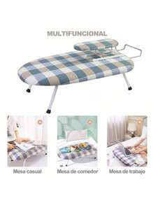 2en1 Burros De Planchar De Mesa Y Tabla De Planchar De Manga - Multicolor - Ver 2