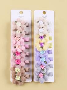 16pcs Baby Hair Accessories Hair Clips - Multicolor - View 1