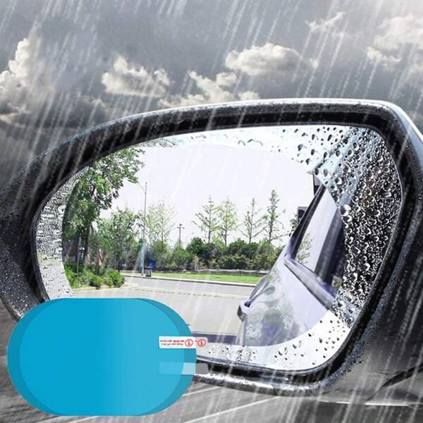 2 buc folie transparentă impermeabilă pentru mașina, duză de protecție pentru lentila din spate, folie impermeabilă, accesoriu autocolant auto, trimite trusa de scule pentru film 100x145mm