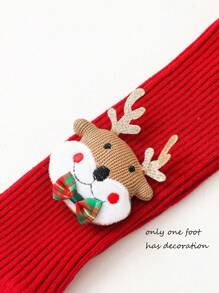 1入組嬰兒聖誕麋鹿紅褲褲,適用於聖誕節 - 紅色 - 查看 4