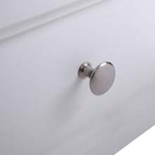 FCH Country Style 2-Tier Night Table White - White - View 8