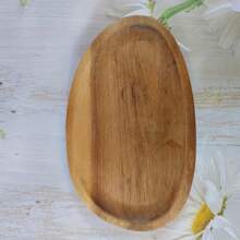 1個木製托盤,廚房或餐廳用多功能食物盤 - 黃色 - 查看 8