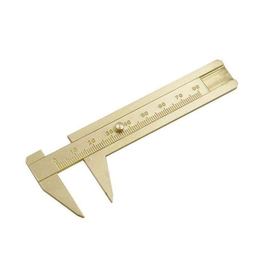 Digital Vernier Caliper,80/100 Mm(3.15/3.93 Inch) Caliper Measuring Tool With Brass Inch Millimetre Fraction Conversion,Measuring Tools Calipers Gauge For Household And Industrial Measurement (80MM),Ruler,Rulers - Bronze - View 1