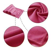 2入組快乾游泳毛巾,玫瑰紅色,可用於健身房、海灘、溫泉等 - 玫紅色 - 查看 5