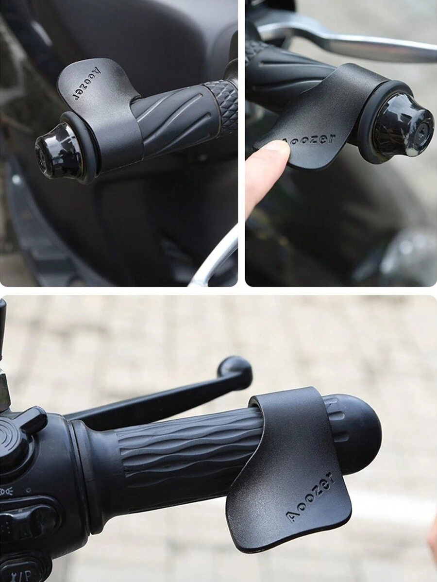 1入摩托車配件,握把和搖桿輔助,節省勞力,油槍握把套,油門助推器 - 黑色 - 查看 1