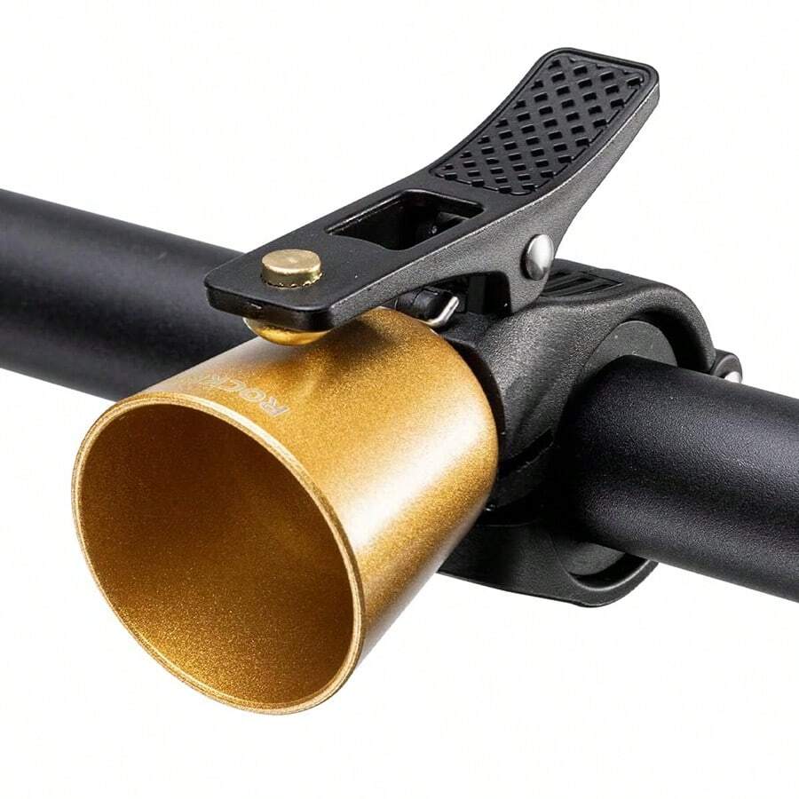 ROCKBROS Bike Bell Classic Bicycle Bell Mountain Bike Bells For Adults With Loud Sound And Fit For 0.87-1.25in/22.2-31.8mm Bicycle Handlebars - 金色 - 查看 1
