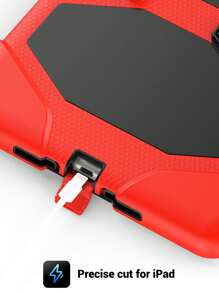 Case Compatible With IPad 5th/6th/7th/8th/9th/10th Generation Case Mini 6 Compatible With IPad Pro 11 Compatible With IPad 10.2 Compatible With IPad 10.9, Heavy Duty Shockproof Protective Case - Red - View 7