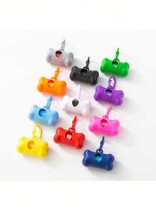 1 Miếng Mờ Bề mặt Thú cưng Lãng phí Sự quản lý Sản phẩm , PP Chất liệu Khúc xương Hình dạng Thùng rác Đối với Mèo Và Chó , Ngoài trời - trắng - Xem 3