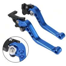1 Pair Alloy Motorcycle Brake Handle Universal Fit For Motorbike Modification CNC Motorcycle Clutch Drum Brake Lever Handle
