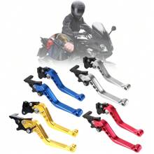 1 Pair Alloy Motorcycle Brake Handle Universal Fit For Motorbike Modification CNC Motorcycle Clutch Drum Brake Lever Handle