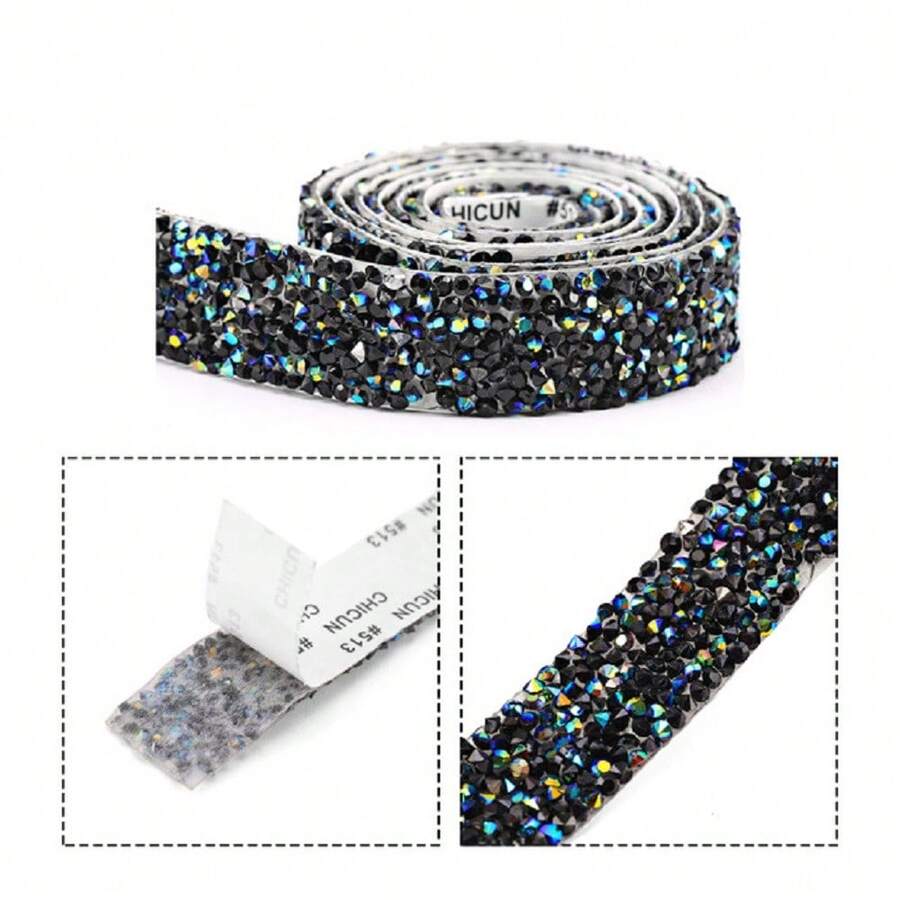 1入新品樹脂鑲嵌鑽石裝飾帶,適用於服飾配件diy珠寶製作