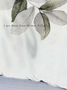Bộ vỏ chăn họa tiết lá không có chất độn - Nhiều màu - Xem 5